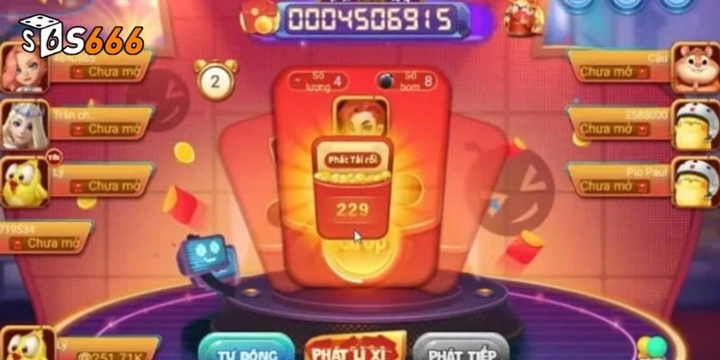 Các bước chơi lì xì may mắn tại nhà cái